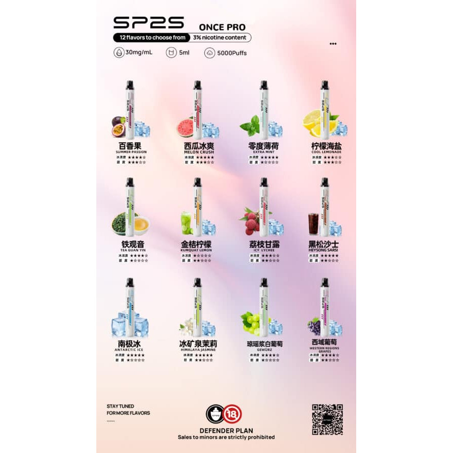 暴力輸出！SP2S 5000口免充電版：拋棄式也有「大菸」級滿